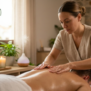 back, neck & shoulders massage