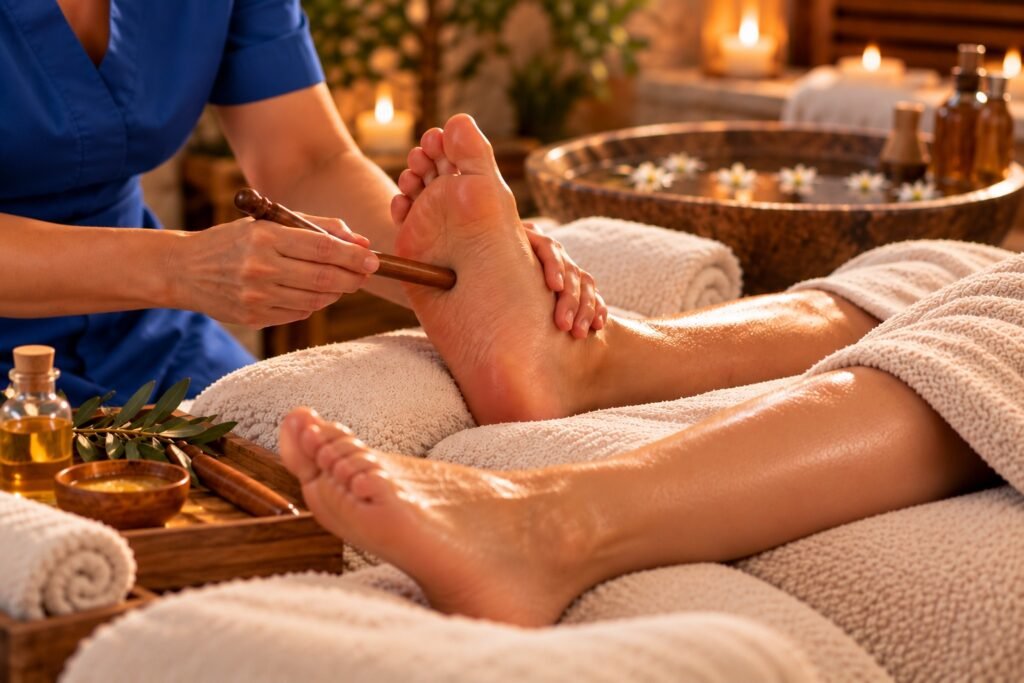 Pythagoras Reflexology treatment at Acropolis Touch spa in Athens